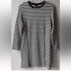 TOPSHOP Black & White Stripe Dress 4